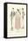 1920s Fashion Illustratiion-null-Framed Stretched Canvas
