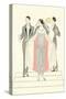 1920s Fashion Illustratiion-null-Stretched Canvas