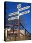 1920s Filling Station, Historic Route 66, Luther, Oklahoma-Richard Cummins-Stretched Canvas