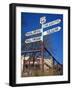 1920s Filling Station, Historic Route 66, Luther, Oklahoma-Richard Cummins-Framed Photographic Print