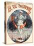 1920s France La Vie Parisienne Magazine Cover-null-Stretched Canvas