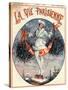 1920s France La Vie Parisienne Magazine Cover-null-Stretched Canvas