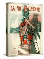 1920s France La Vie Parisienne Magazine Cover-null-Stretched Canvas