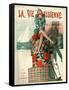 1920s France La Vie Parisienne Magazine Cover-null-Framed Stretched Canvas