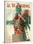 1920s France La Vie Parisienne Magazine Cover-null-Stretched Canvas