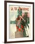 1920s France La Vie Parisienne Magazine Cover-null-Framed Giclee Print