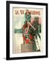 1920s France La Vie Parisienne Magazine Cover-null-Framed Giclee Print