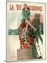 1920s France La Vie Parisienne Magazine Cover-null-Mounted Premium Giclee Print