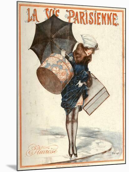 1920s France La Vie Parisienne Magazine Cover-null-Mounted Giclee Print