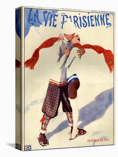 1920s France La Vie Parisienne Magazine Cover-null-Stretched Canvas