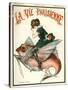 1920s France La Vie Parisienne Magazine Cover-null-Stretched Canvas