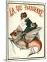 1920s France La Vie Parisienne Magazine Cover-null-Mounted Giclee Print