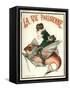 1920s France La Vie Parisienne Magazine Cover-null-Framed Stretched Canvas