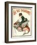 1920s France La Vie Parisienne Magazine Cover-null-Framed Giclee Print