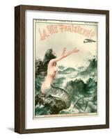 1920s France La Vie Parisienne Magazine Cover-null-Framed Giclee Print