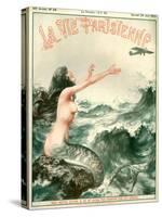 1920s France La Vie Parisienne Magazine Cover-null-Stretched Canvas