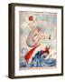 1920s France La Vie Parisienne Magazine Cover-null-Framed Giclee Print