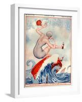 1920s France La Vie Parisienne Magazine Cover-null-Framed Giclee Print