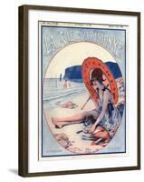 1920s France La Vie Parisienne Magazine Cover-null-Framed Giclee Print