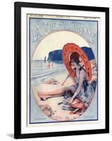 1920s France La Vie Parisienne Magazine Cover-null-Framed Giclee Print