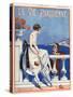 1920s France La Vie Parisienne Magazine Cover-null-Stretched Canvas