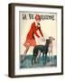 1920s France La Vie Parisienne Magazine Cover-null-Framed Giclee Print