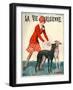 1920s France La Vie Parisienne Magazine Cover-null-Framed Giclee Print