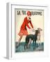 1920s France La Vie Parisienne Magazine Cover-null-Framed Giclee Print