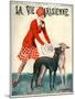 1920s France La Vie Parisienne Magazine Cover-null-Mounted Giclee Print