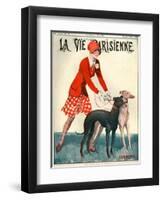 1920s France La Vie Parisienne Magazine Cover-null-Framed Giclee Print