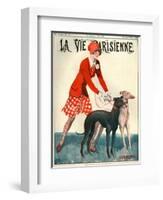 1920s France La Vie Parisienne Magazine Cover-null-Framed Giclee Print