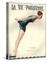 1920s France La Vie Parisienne Magazine Cover-null-Stretched Canvas