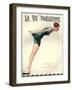 1920s France La Vie Parisienne Magazine Cover-null-Framed Giclee Print