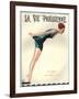 1920s France La Vie Parisienne Magazine Cover-null-Framed Giclee Print