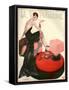 1920s France La Vie Parisienne Magazine Cover-null-Framed Stretched Canvas