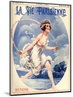 1920s France La Vie Parisienne Magazine Cover-null-Mounted Giclee Print