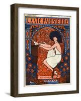 1920s France La Vie Parisienne Magazine Cover-null-Framed Giclee Print