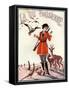 1920s France La Vie Parisienne Magazine Cover-null-Framed Stretched Canvas