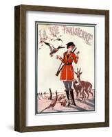 1920s France La Vie Parisienne Magazine Cover-null-Framed Giclee Print