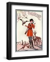 1920s France La Vie Parisienne Magazine Cover-null-Framed Giclee Print