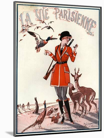 1920s France La Vie Parisienne Magazine Cover-null-Mounted Giclee Print