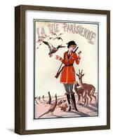 1920s France La Vie Parisienne Magazine Cover-null-Framed Giclee Print