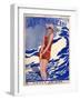 1920s France La Vie Parisienne Magazine Cover-null-Framed Giclee Print