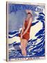 1920s France La Vie Parisienne Magazine Cover-null-Stretched Canvas