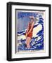 1920s France La Vie Parisienne Magazine Cover-null-Framed Giclee Print