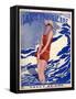 1920s France La Vie Parisienne Magazine Cover-null-Framed Stretched Canvas