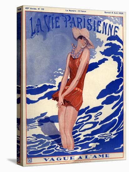 1920s France La Vie Parisienne Magazine Cover-null-Stretched Canvas