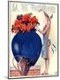 1920s France La Vie Parisienne Magazine Cover-null-Mounted Giclee Print