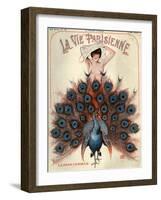 1920s France La Vie Parisienne Magazine Cover-null-Framed Giclee Print