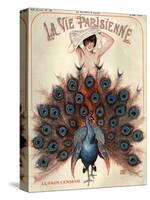 1920s France La Vie Parisienne Magazine Cover-null-Stretched Canvas